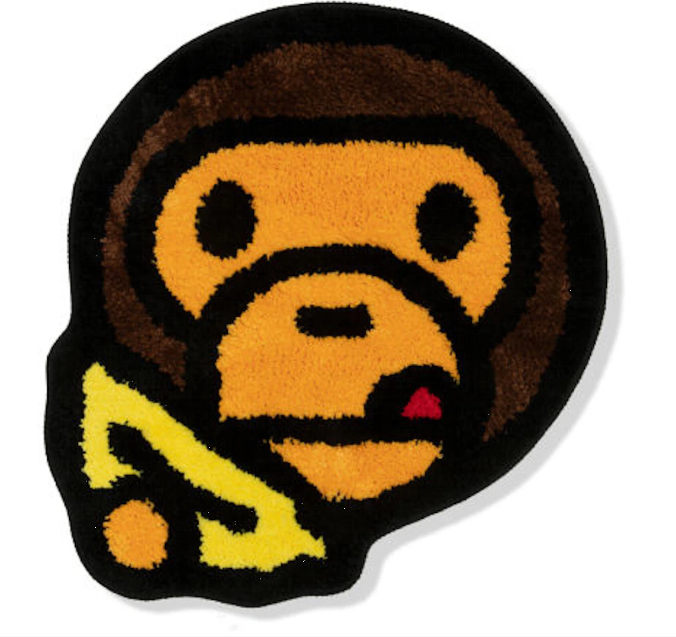 A Bathing Ape - "Baby Milo Face" Mat