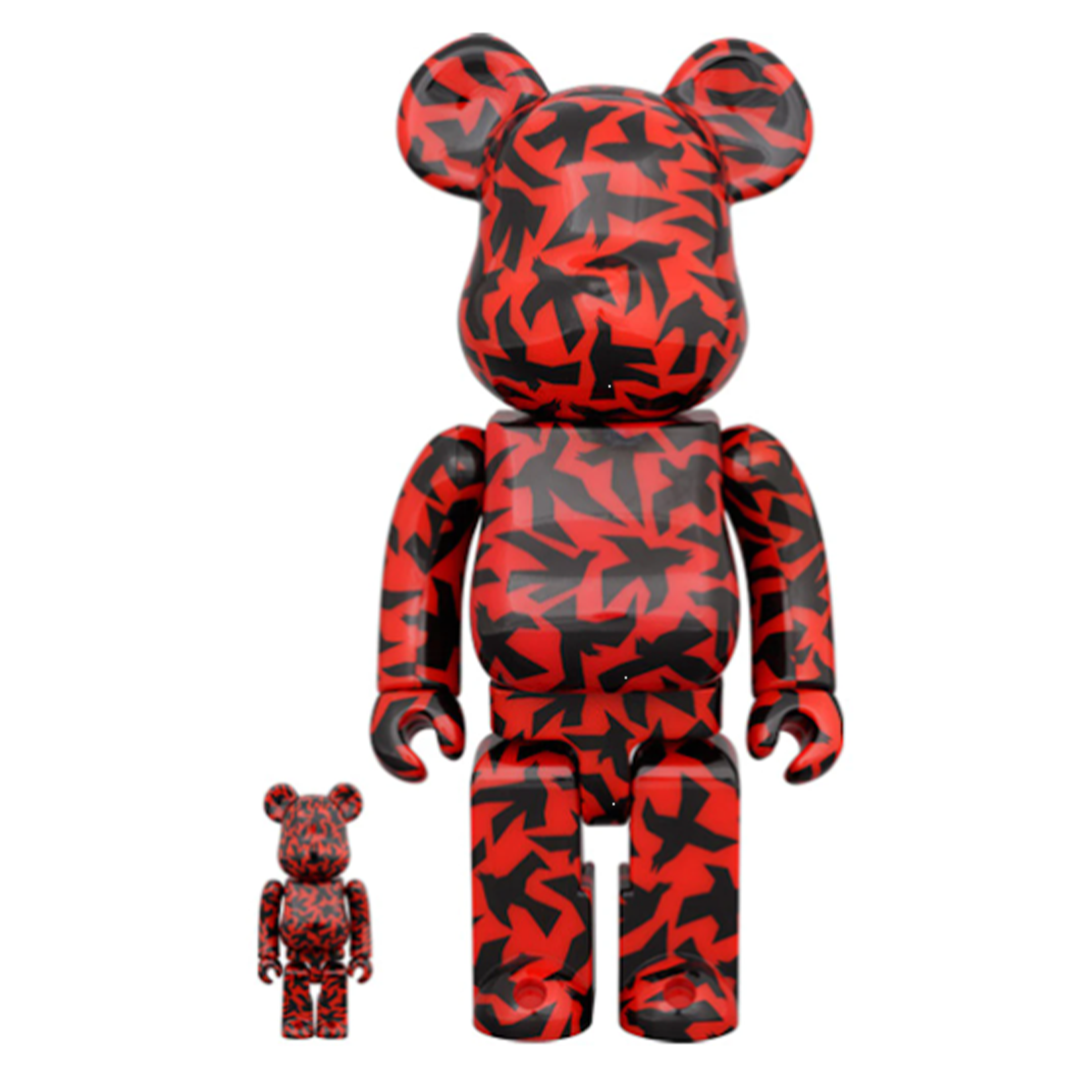 Bearbrick - "Black & Red The Birds" 100% & 400%