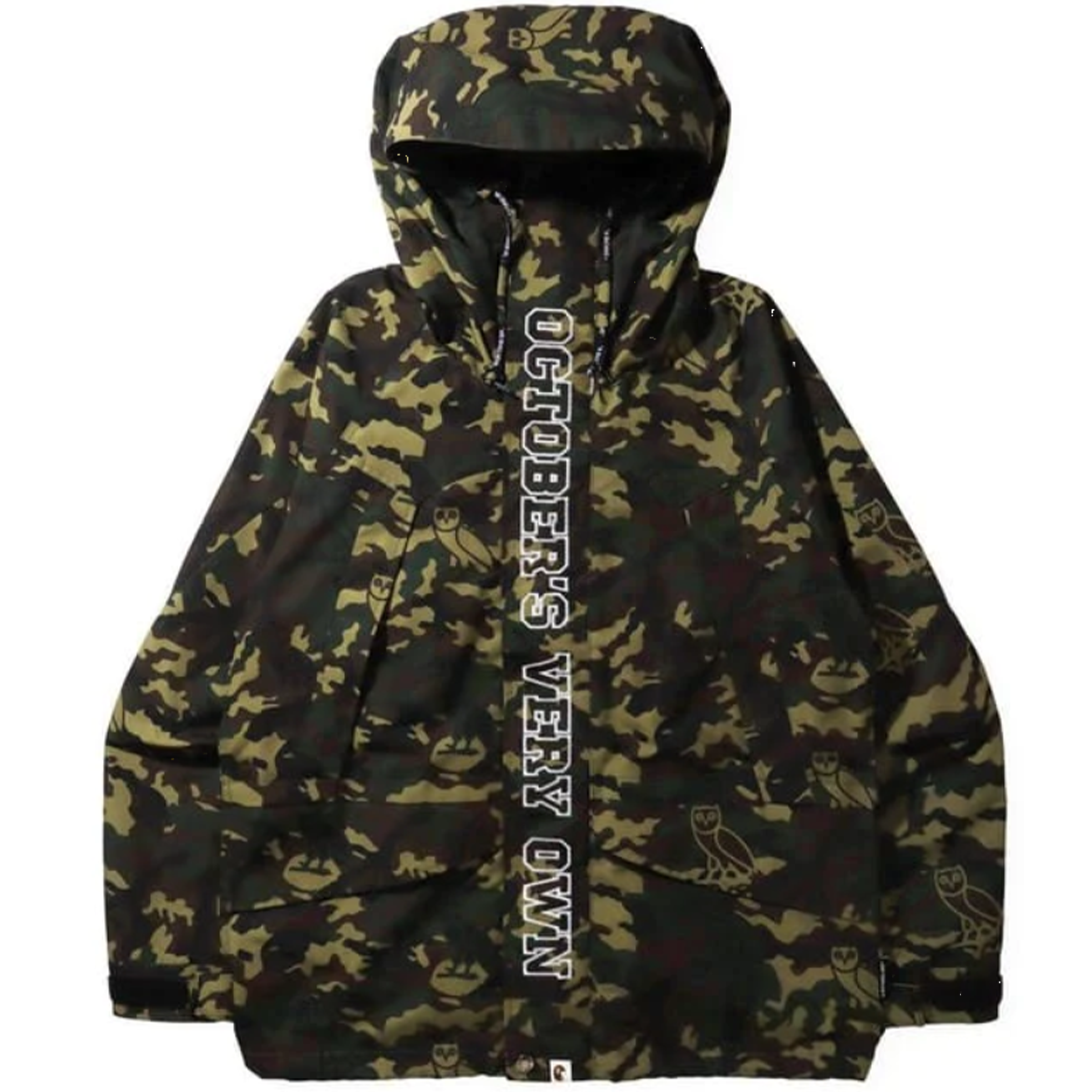 OVO x Bape "Woodland Camo" - Snowboard Jacket