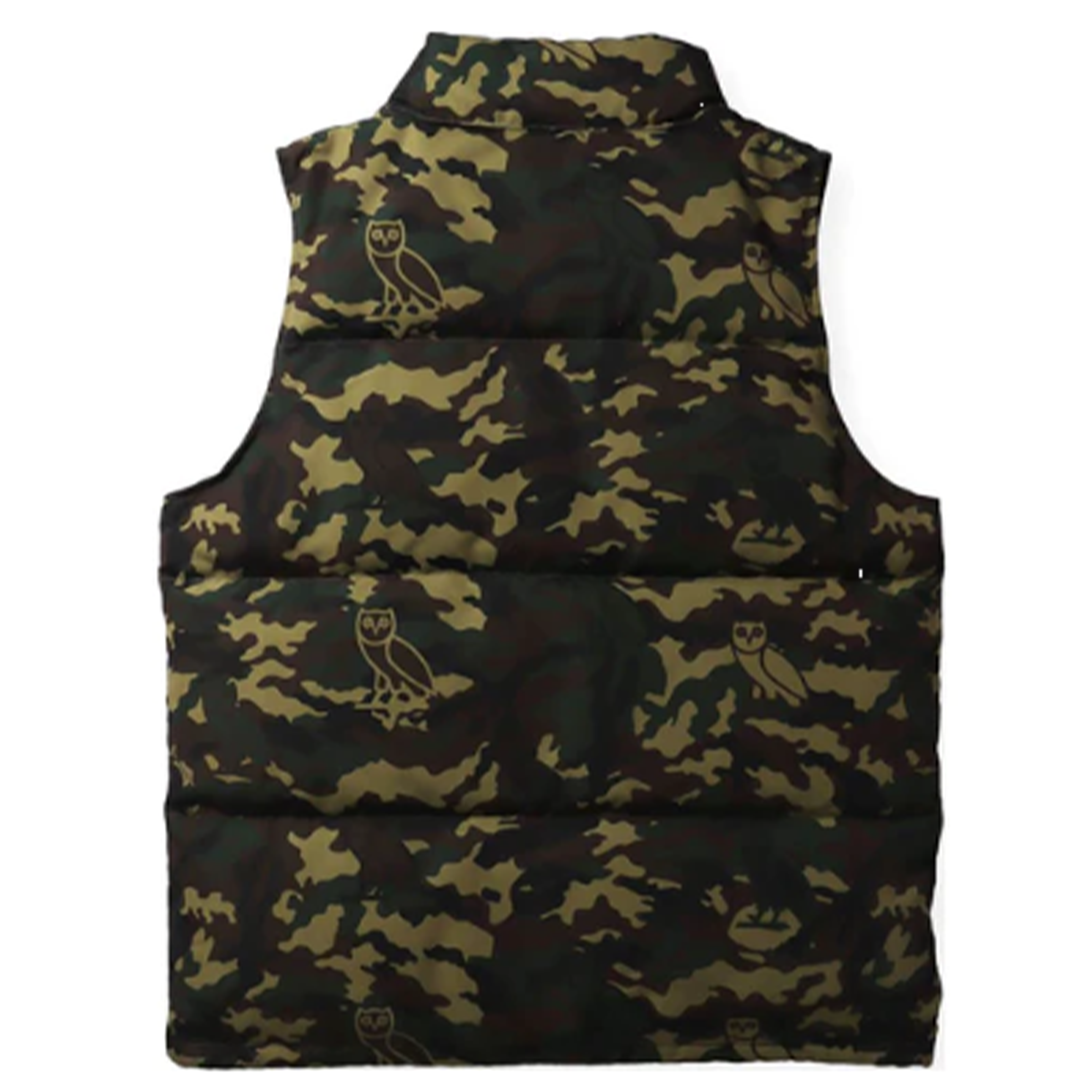 OVO x Bape "Woodland Camo" Down Vest