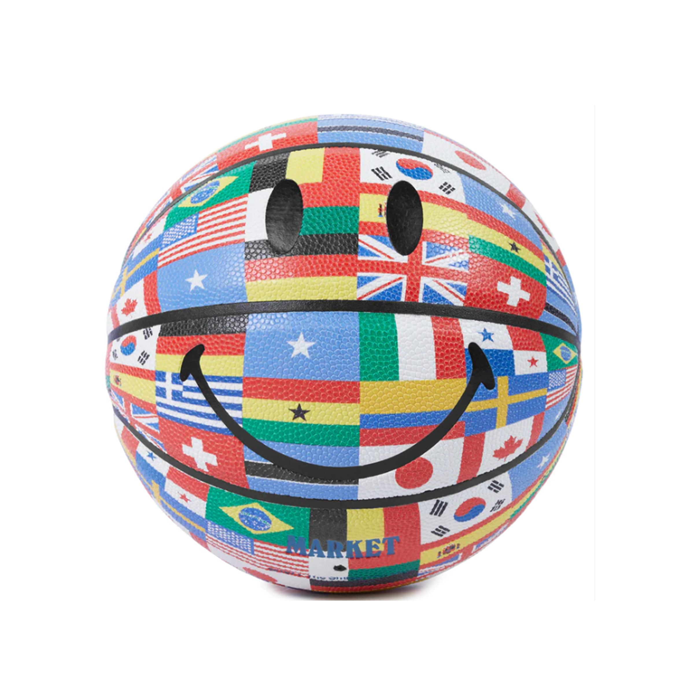 Market "Worldwide" Smiley Basketball