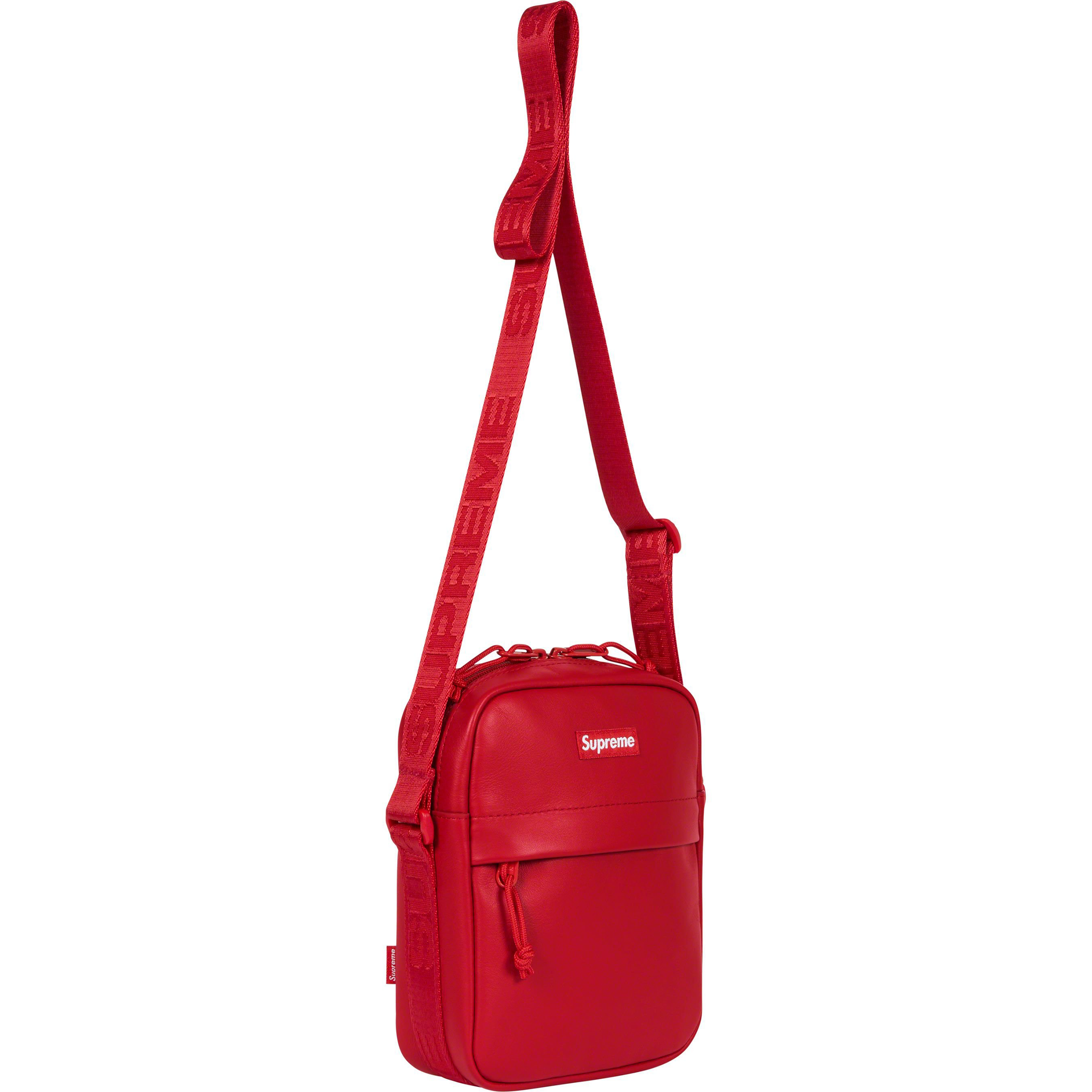 Supreme red leather backpack online