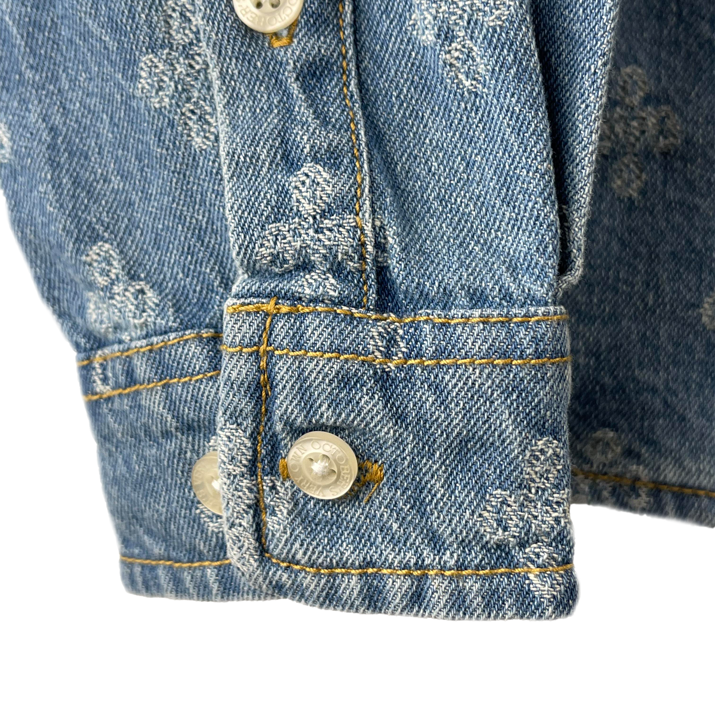 OVO "Washed Indigo Monogram" - Denim Jacket