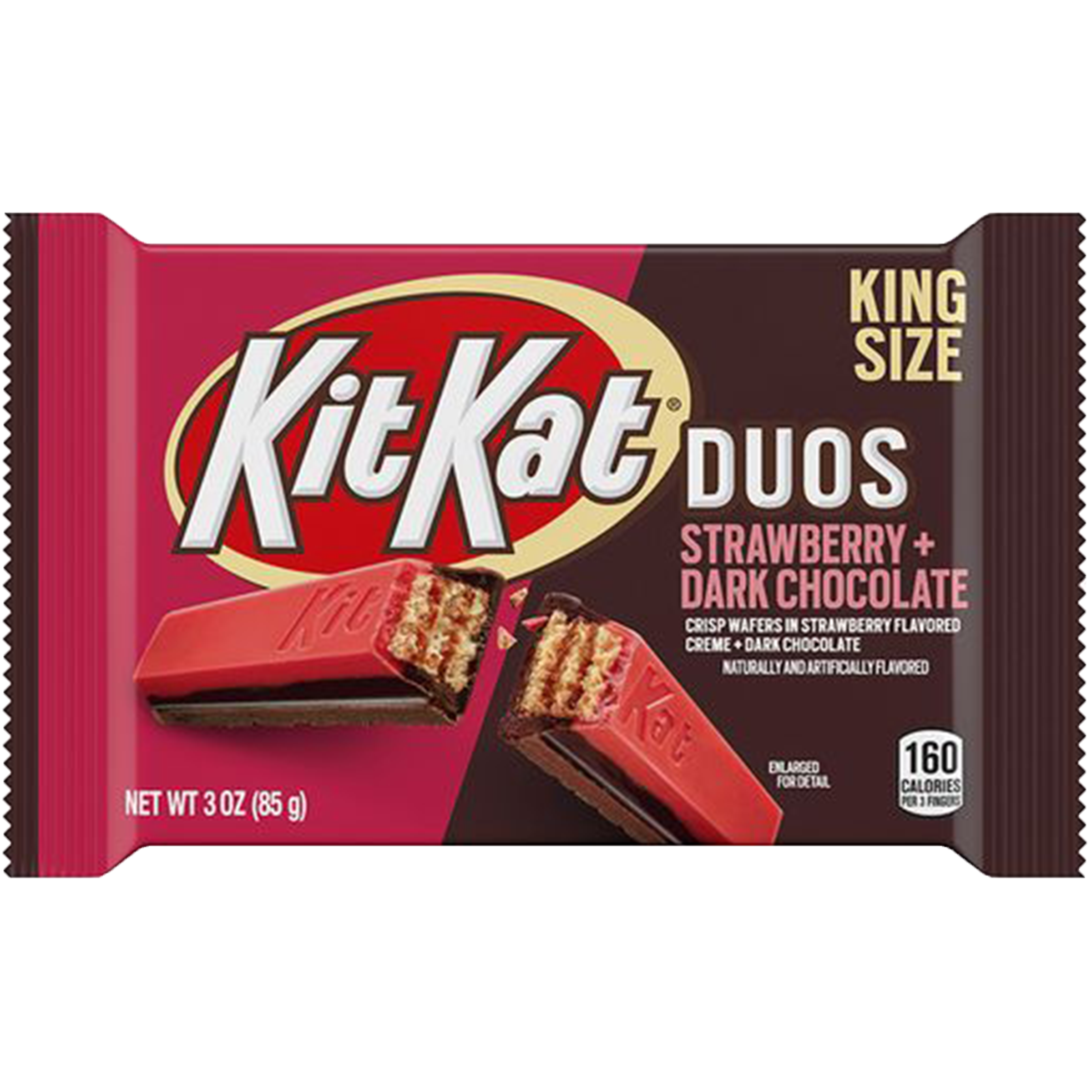 Kit Kat Duos - Strawberry & Dark Chocolate (King Size)