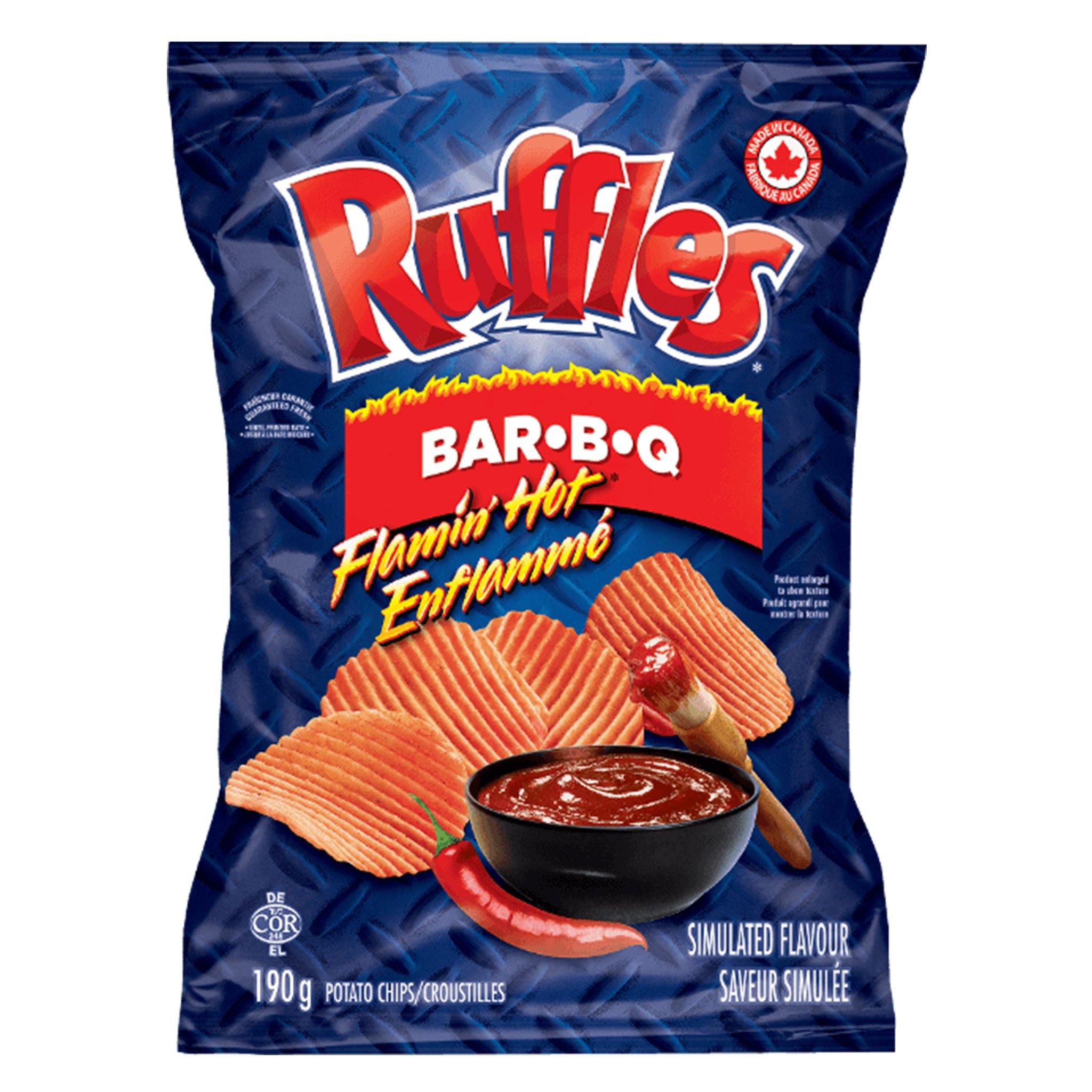 Ruffles Flamin' Hot BBQ - Sweet Exotics