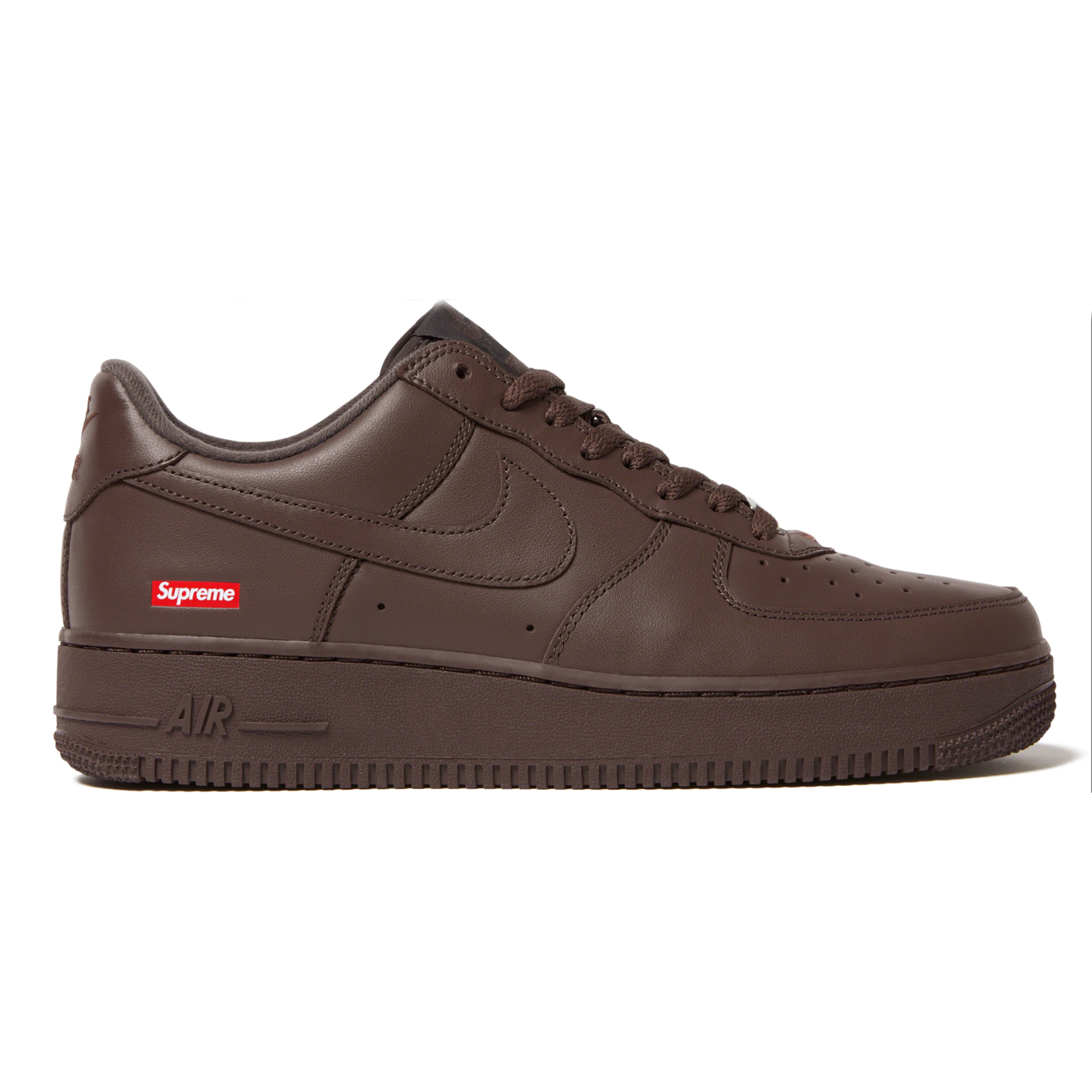 Supreme x Nike Air Force 1 Low Brown Men s US 9