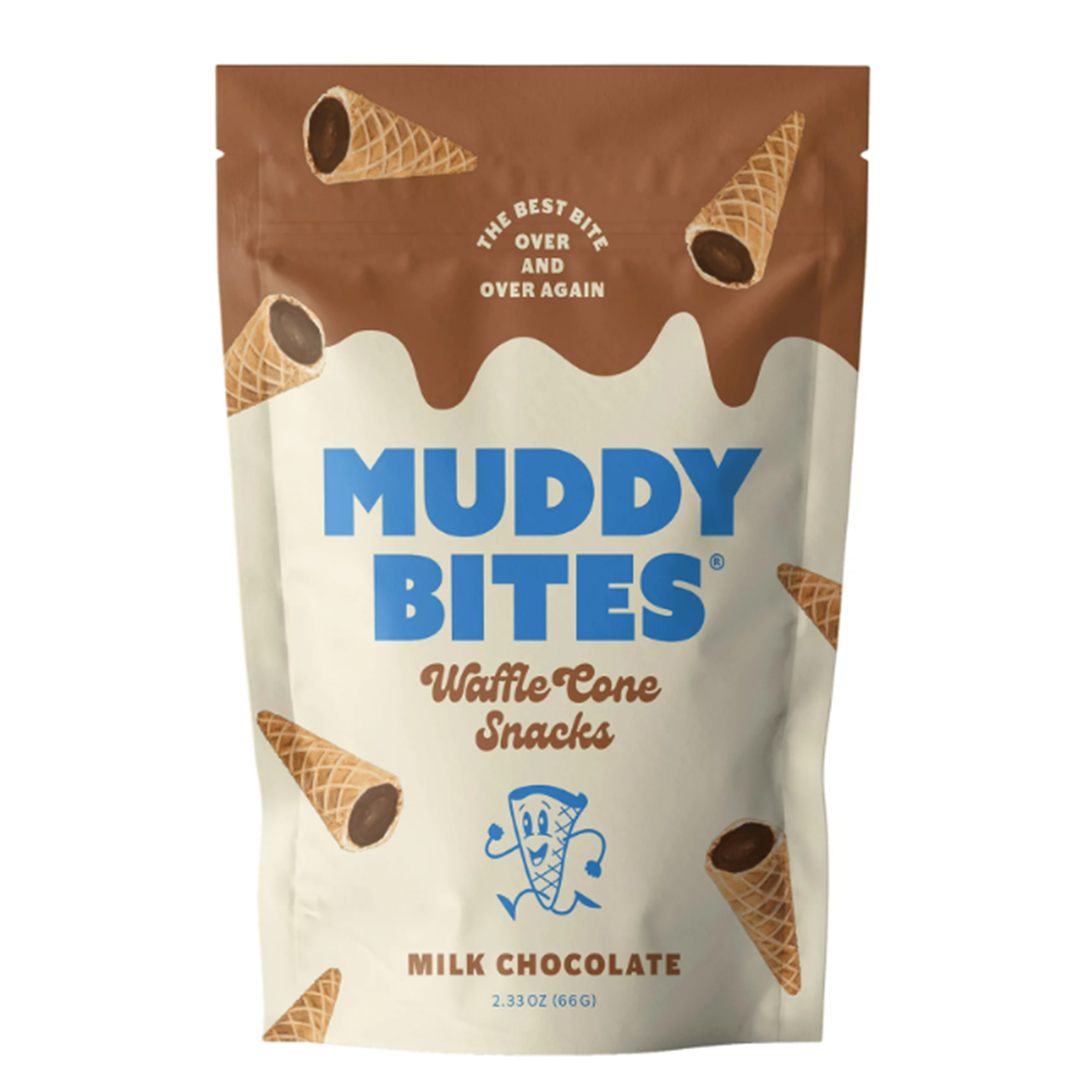 Muddy Bites - Milk Chocolate Waffle Cone Snack
