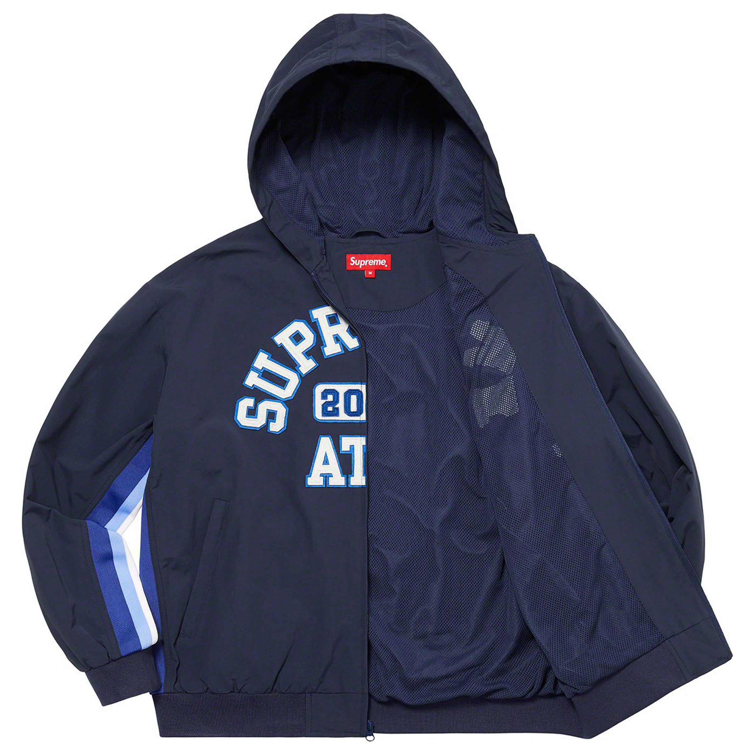 Supreme - Appliqué Hooded Track Jacket