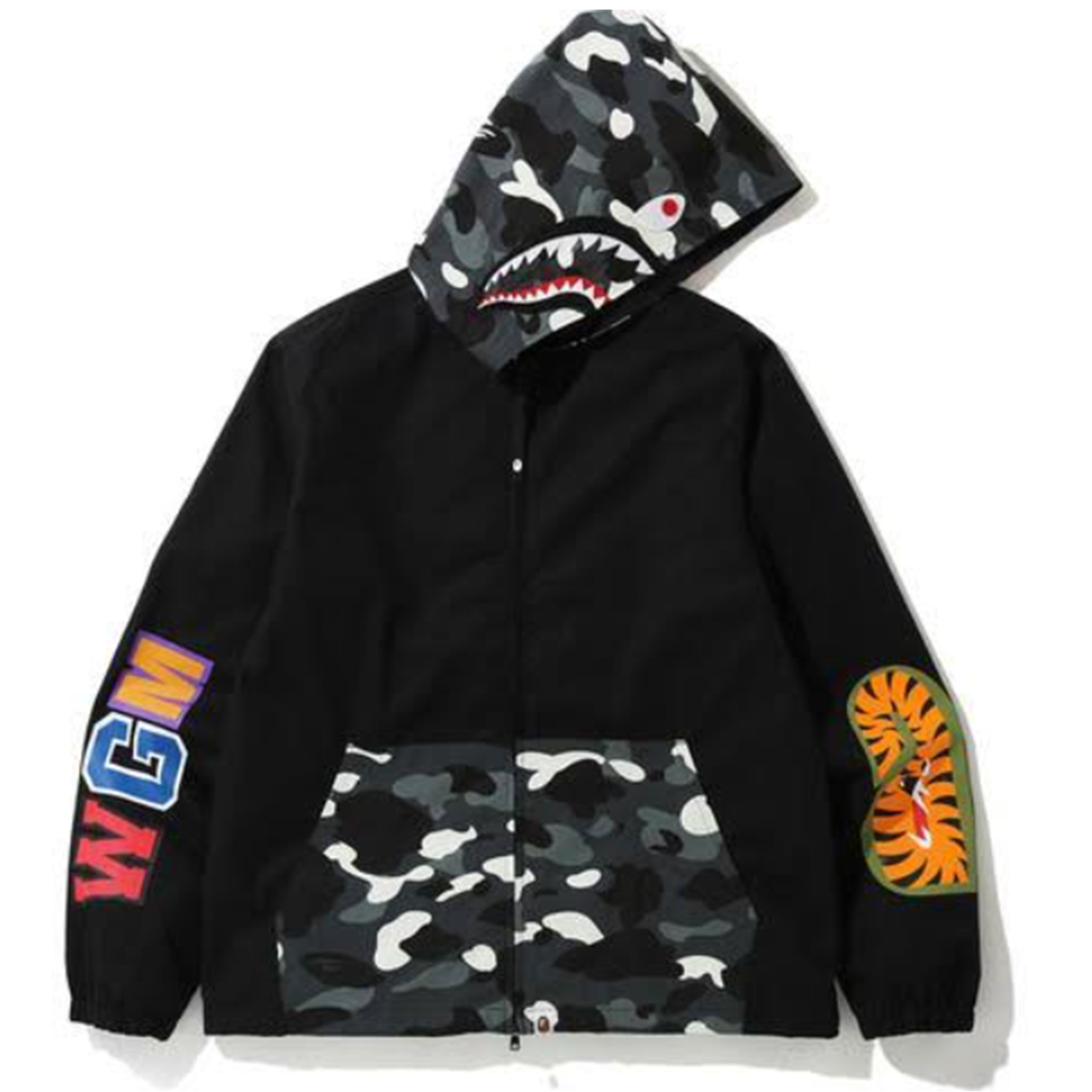 Bape "City Camo" Shark Full Zip - Hooded Jacket