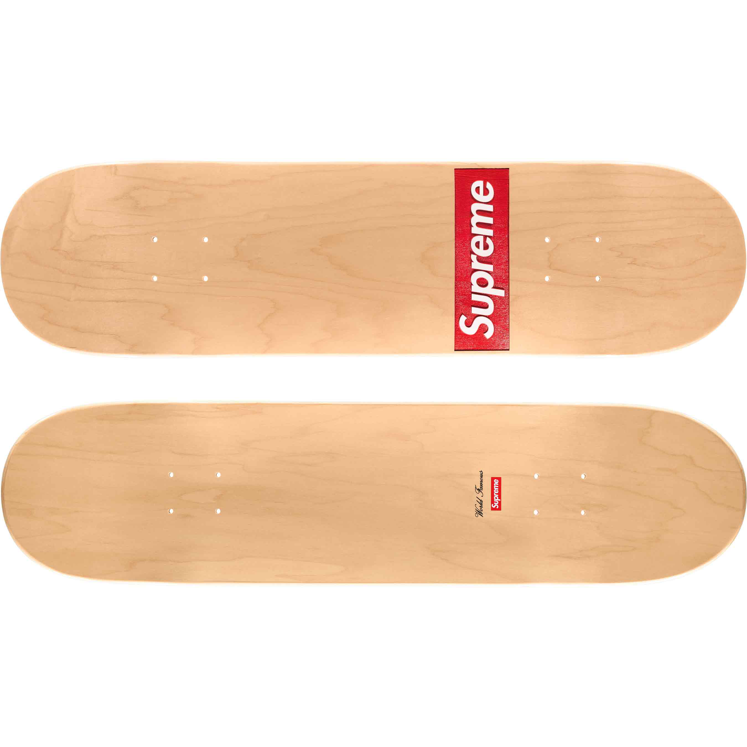 Supreme "Routed Box Logo" Skateboard
