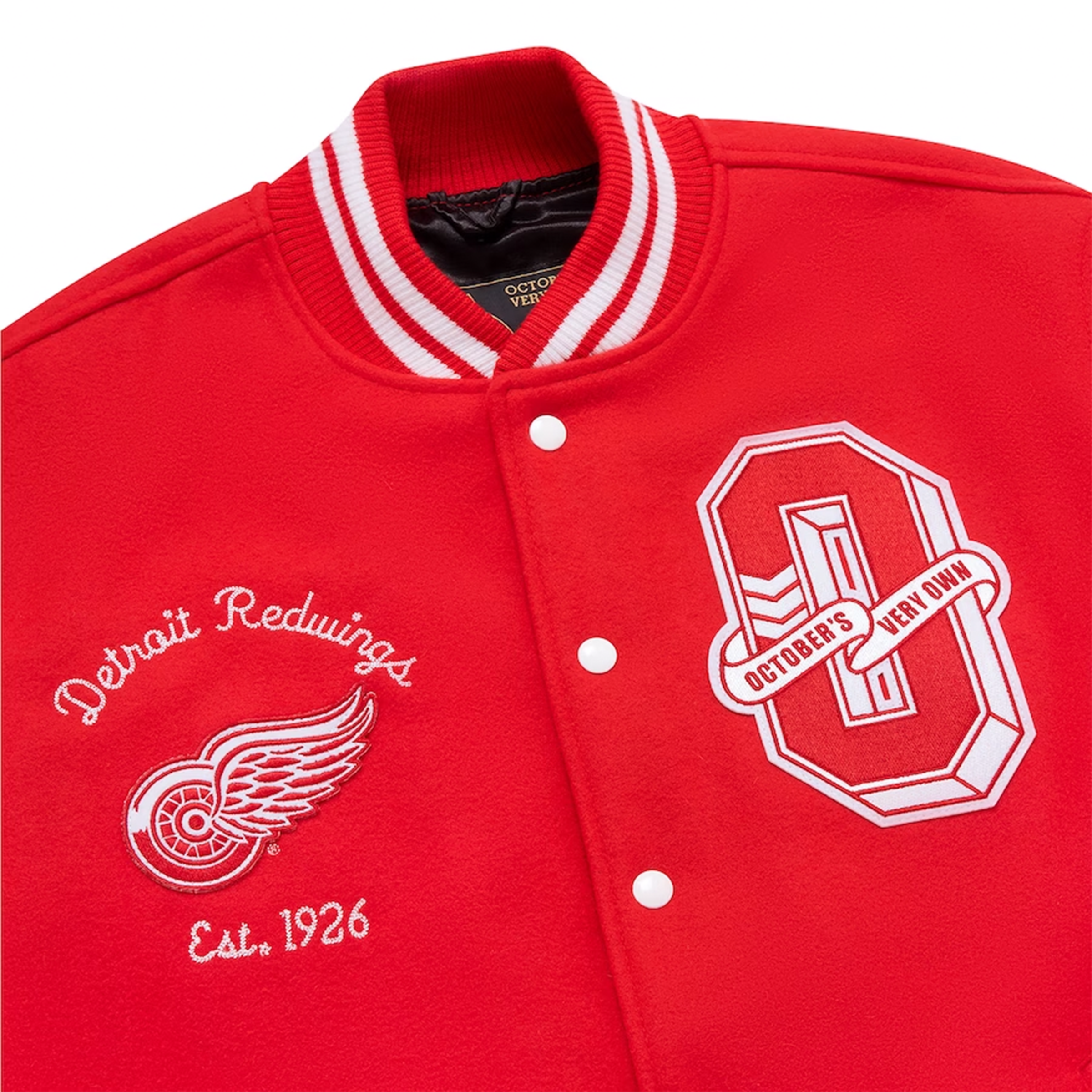 OVO x NHL "Detroit Red Wings" - Varsity Jacket