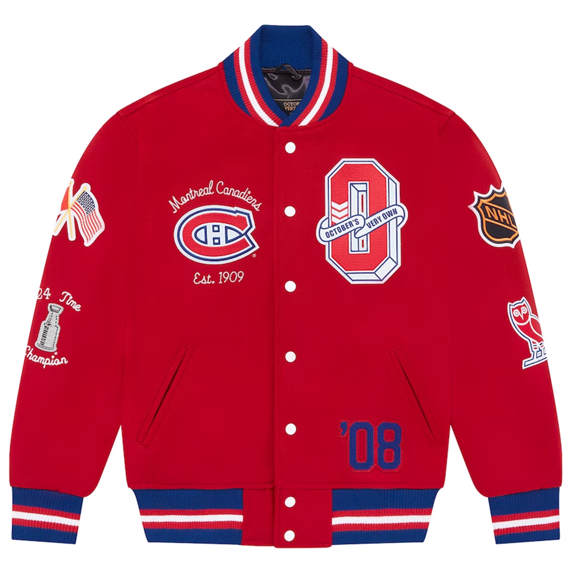 OVO x NHL "Montreal Canadiens" - Varsity Jacket
