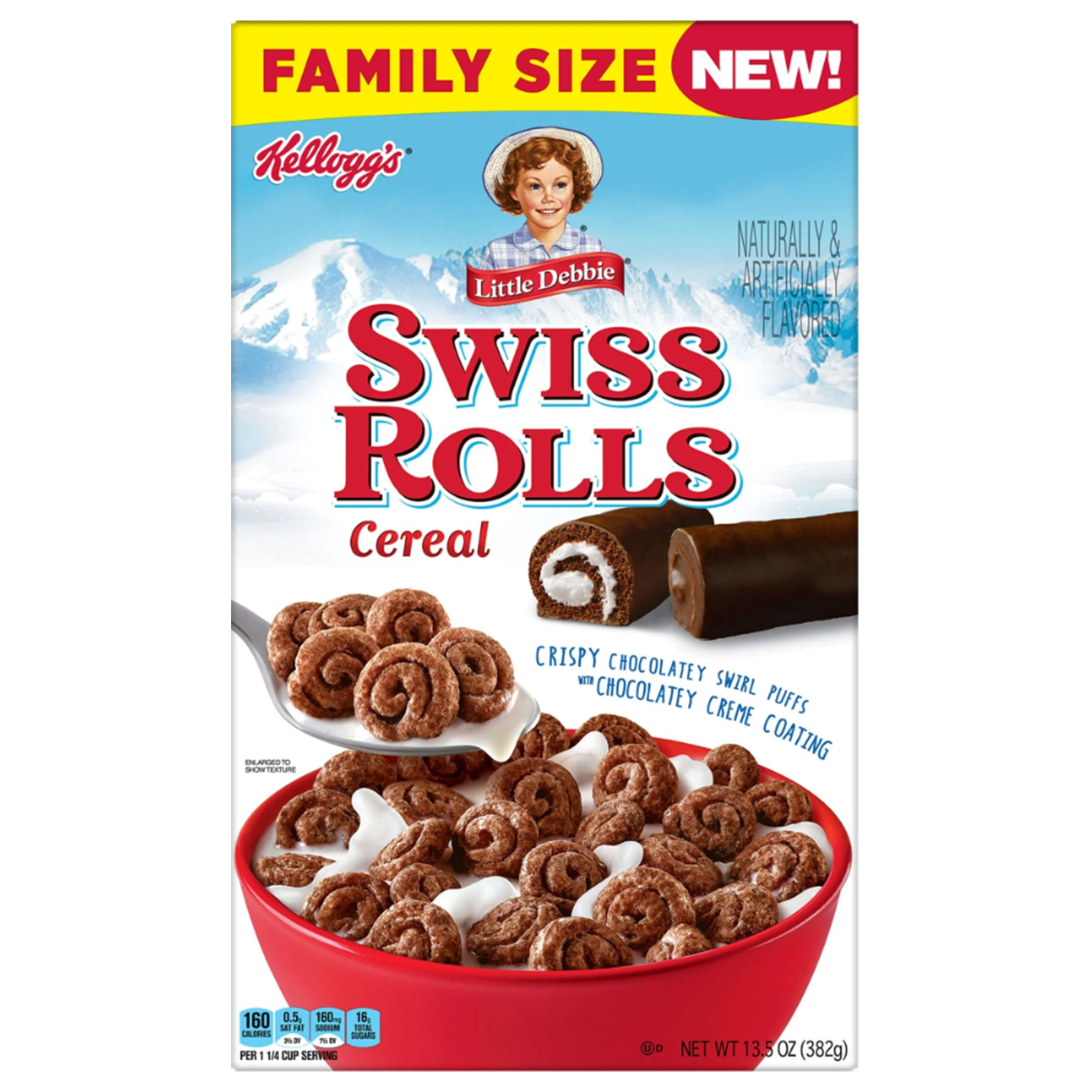 Little Debbie Swiss Rolls Cereal - Family Size