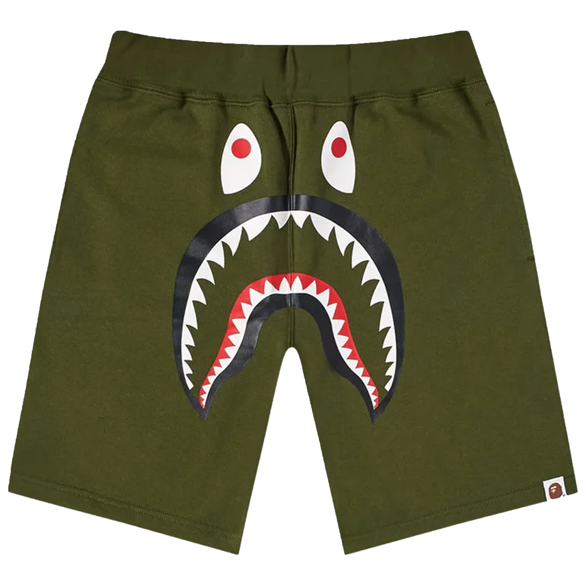 A Bathing Ape Shark Olivedrab Sweat Shorts