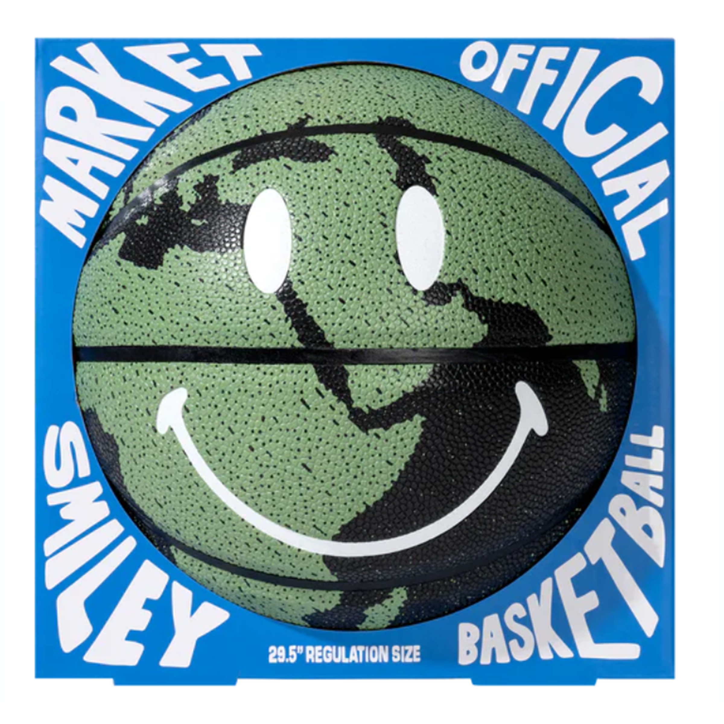Market "Bit Map" Smiley Basketball