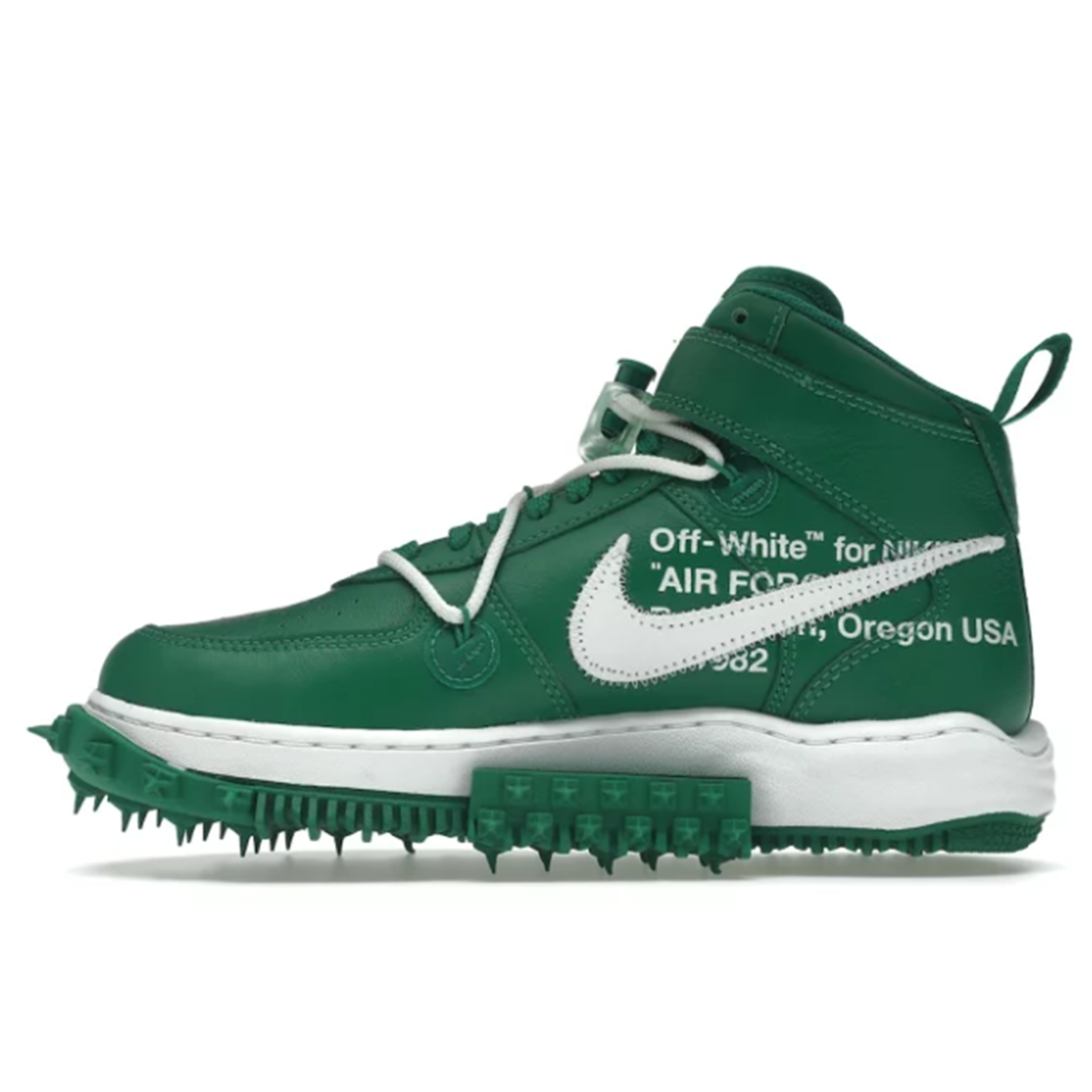 Off-White x Nike - Air Force 1 Mid "Pine Green"