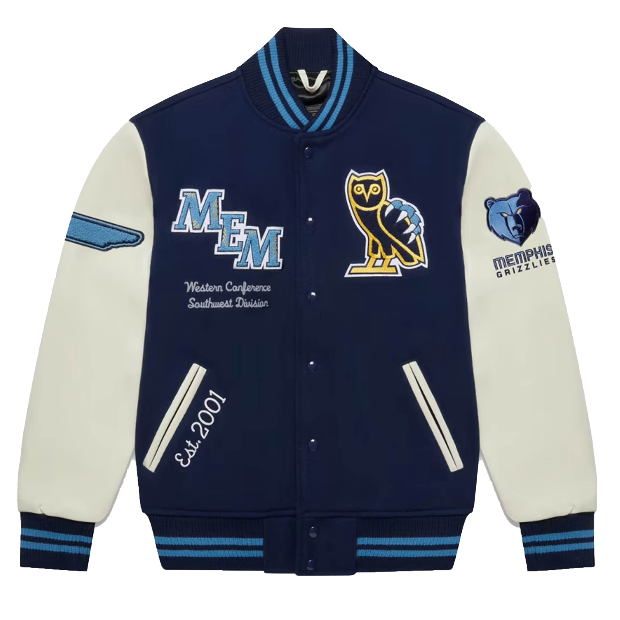 OVO x NBA "Memphis Grizzlies" - Varsity Jacket