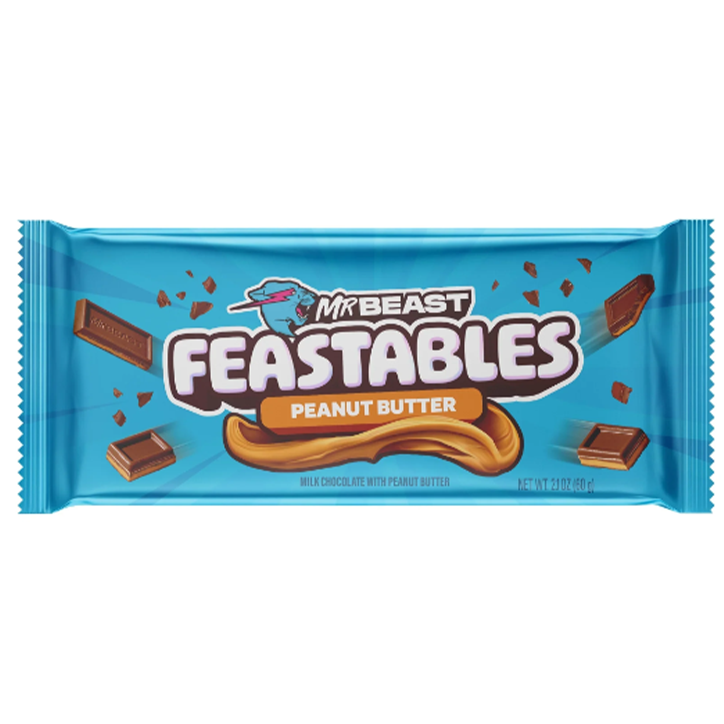 Feastables - Milk Chocolate Peanut Butter Bar