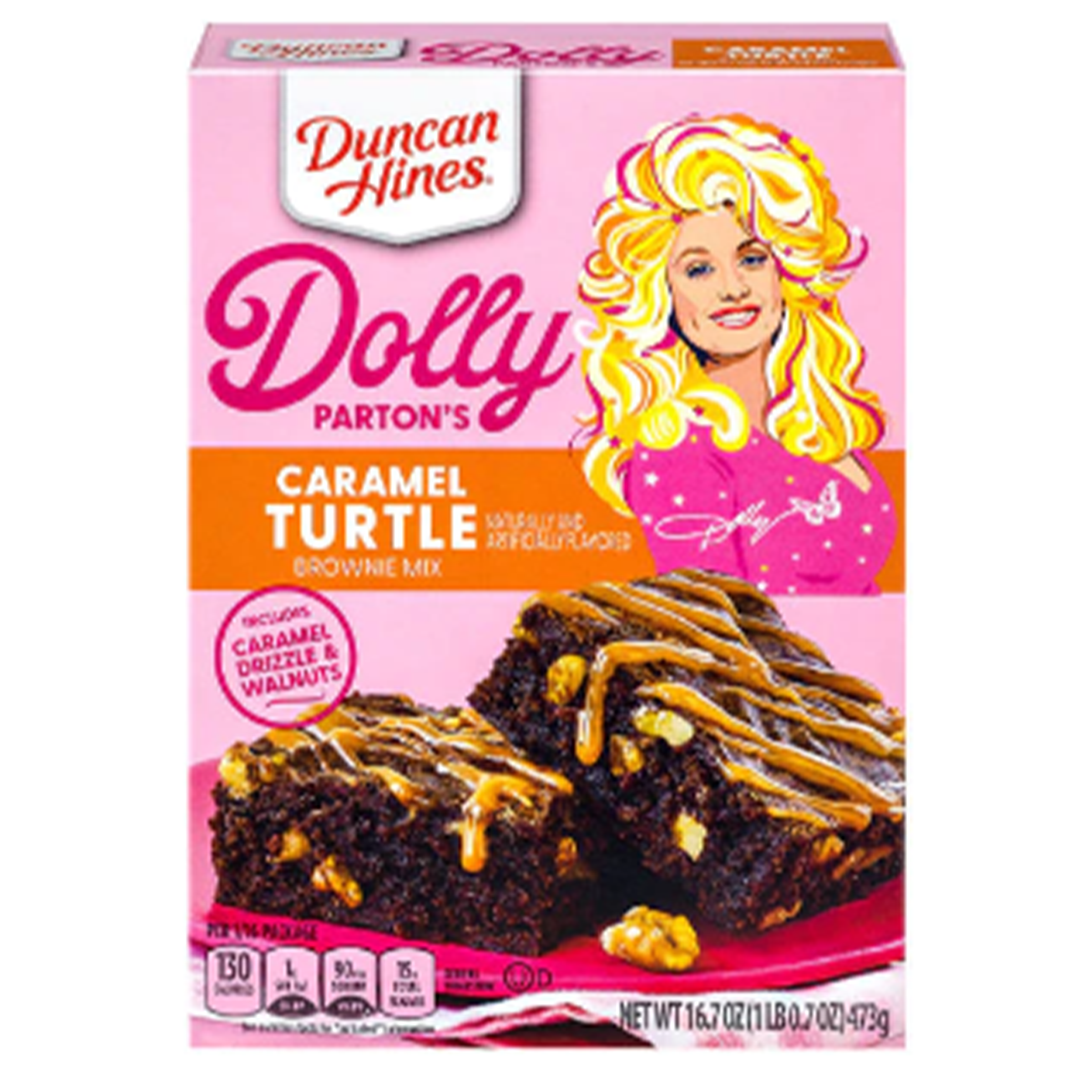 Dolly Parton’s - Carmel Turtle Brownie