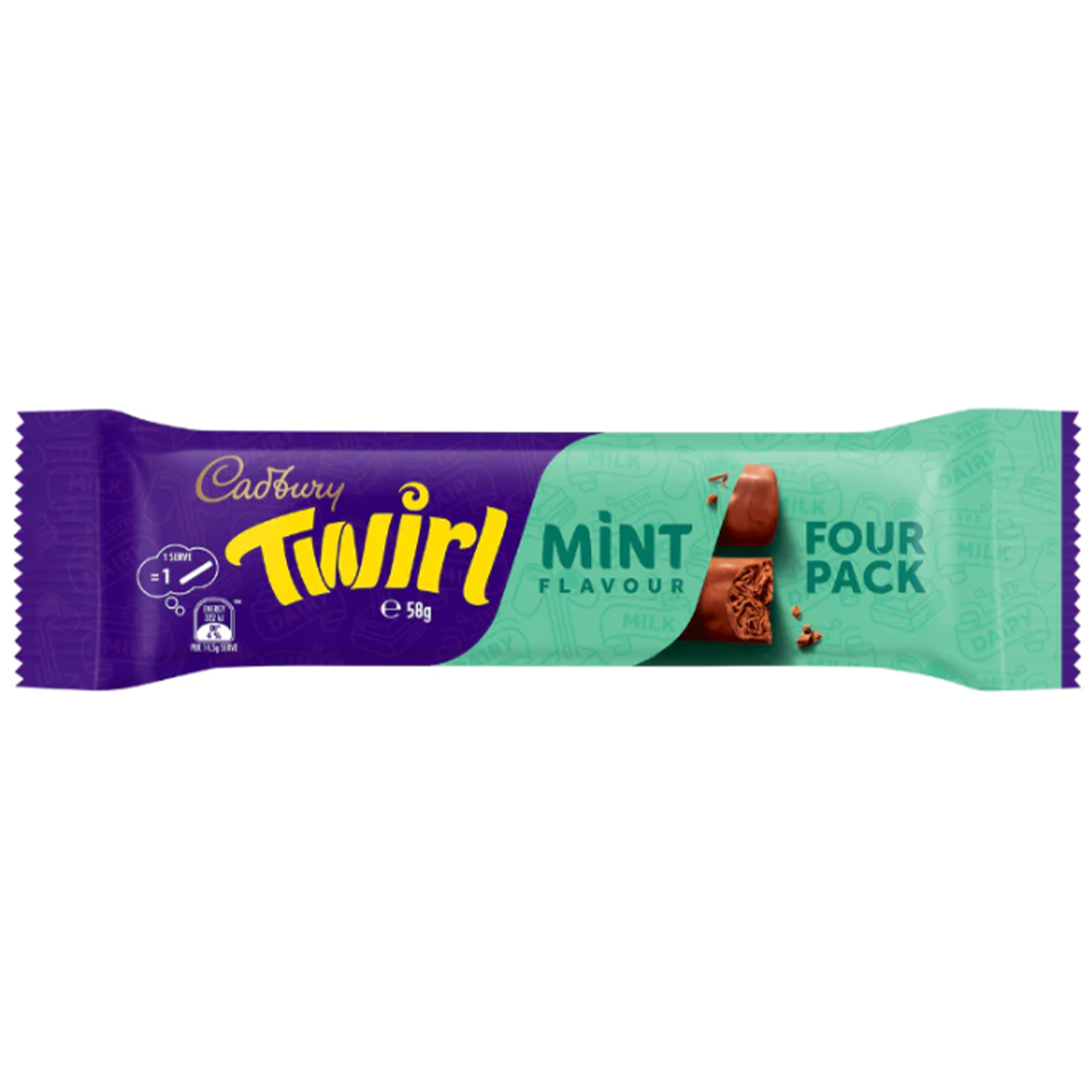 Cadbury Twirl Mint  - Australia (Share Pack)