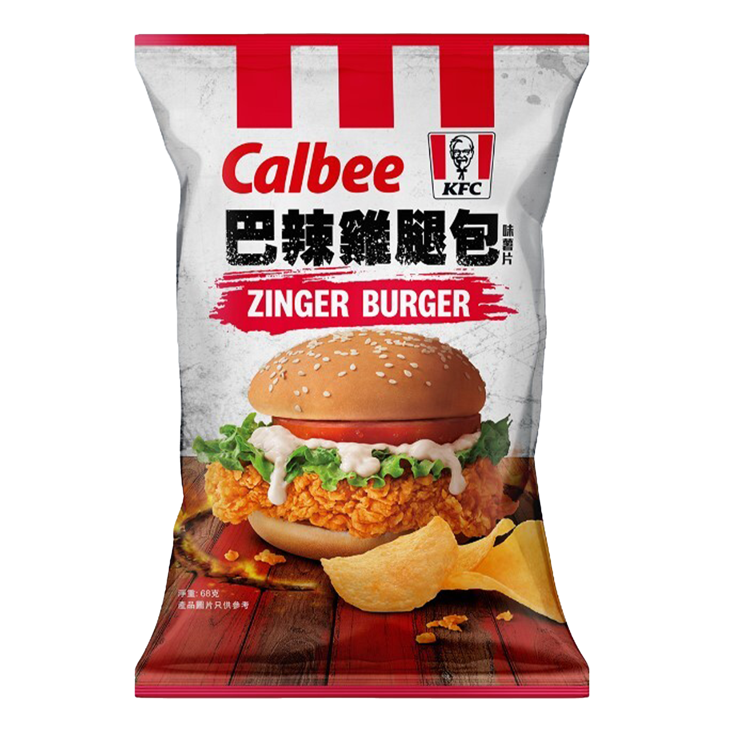 Calbee - KFC Zinger Burger (Japan)