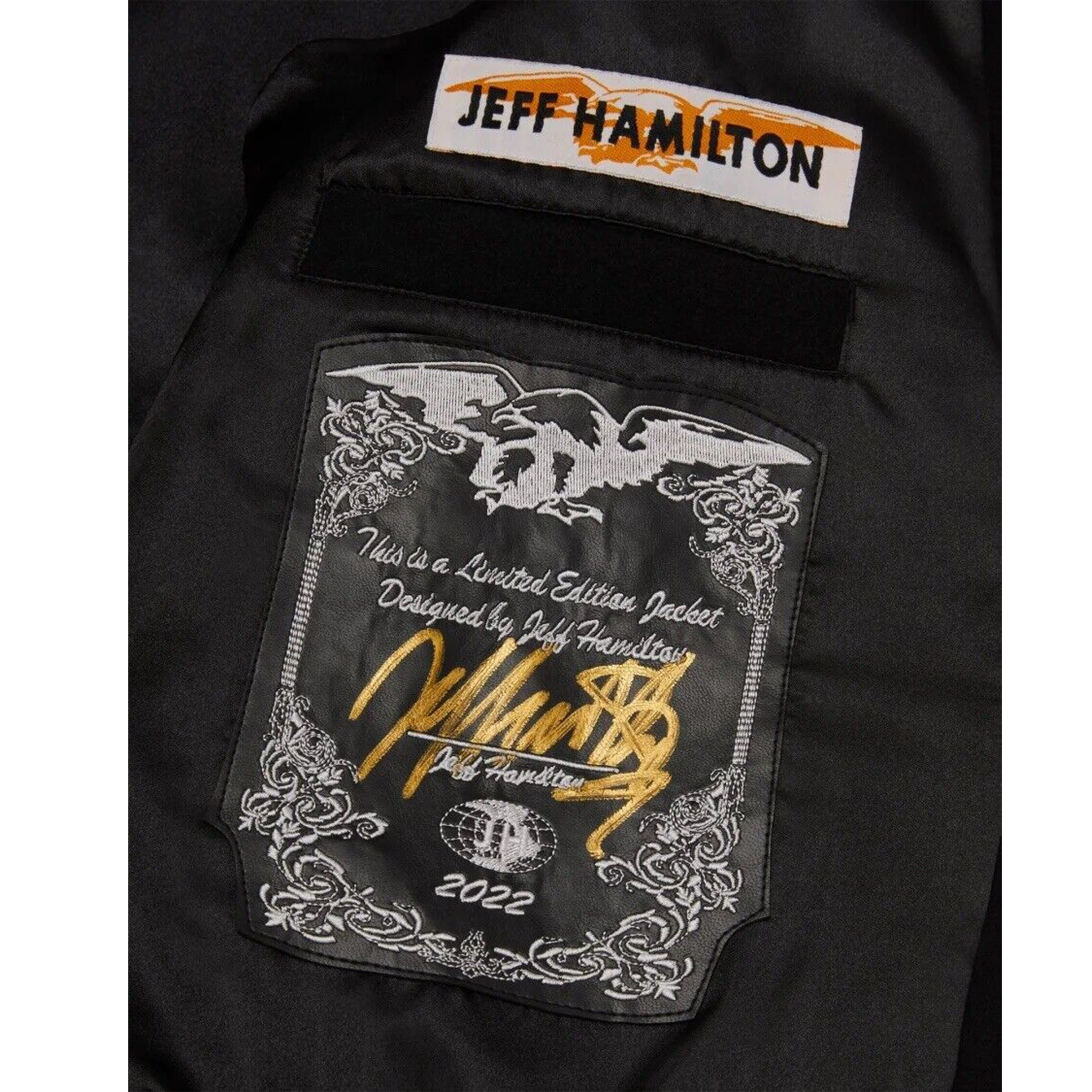 OVO x NBA Jeff Hamilton "Team Icons" - Wool Varsity Jacket
