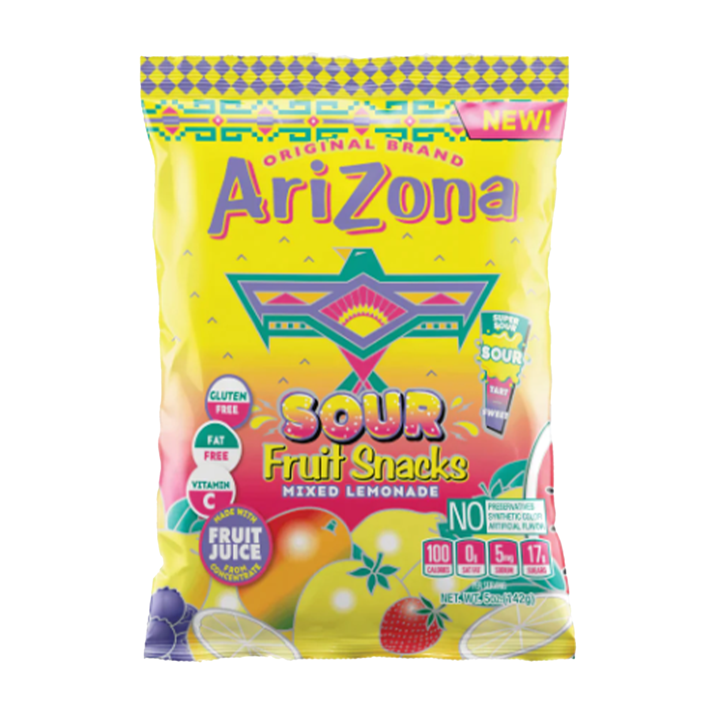AriZona Sour Mixed Lemonade Fruit Snack