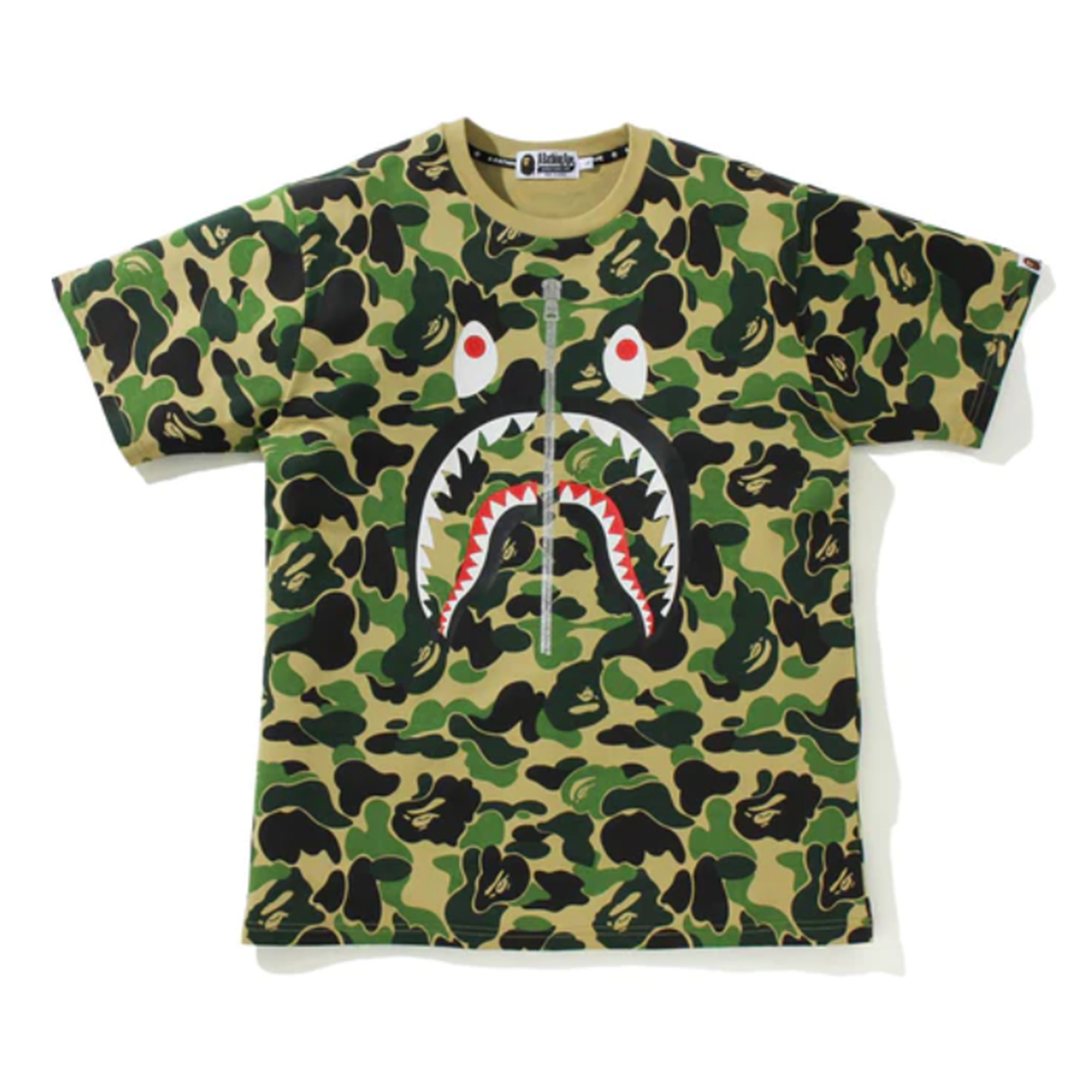 Bape green camo t shirt sales