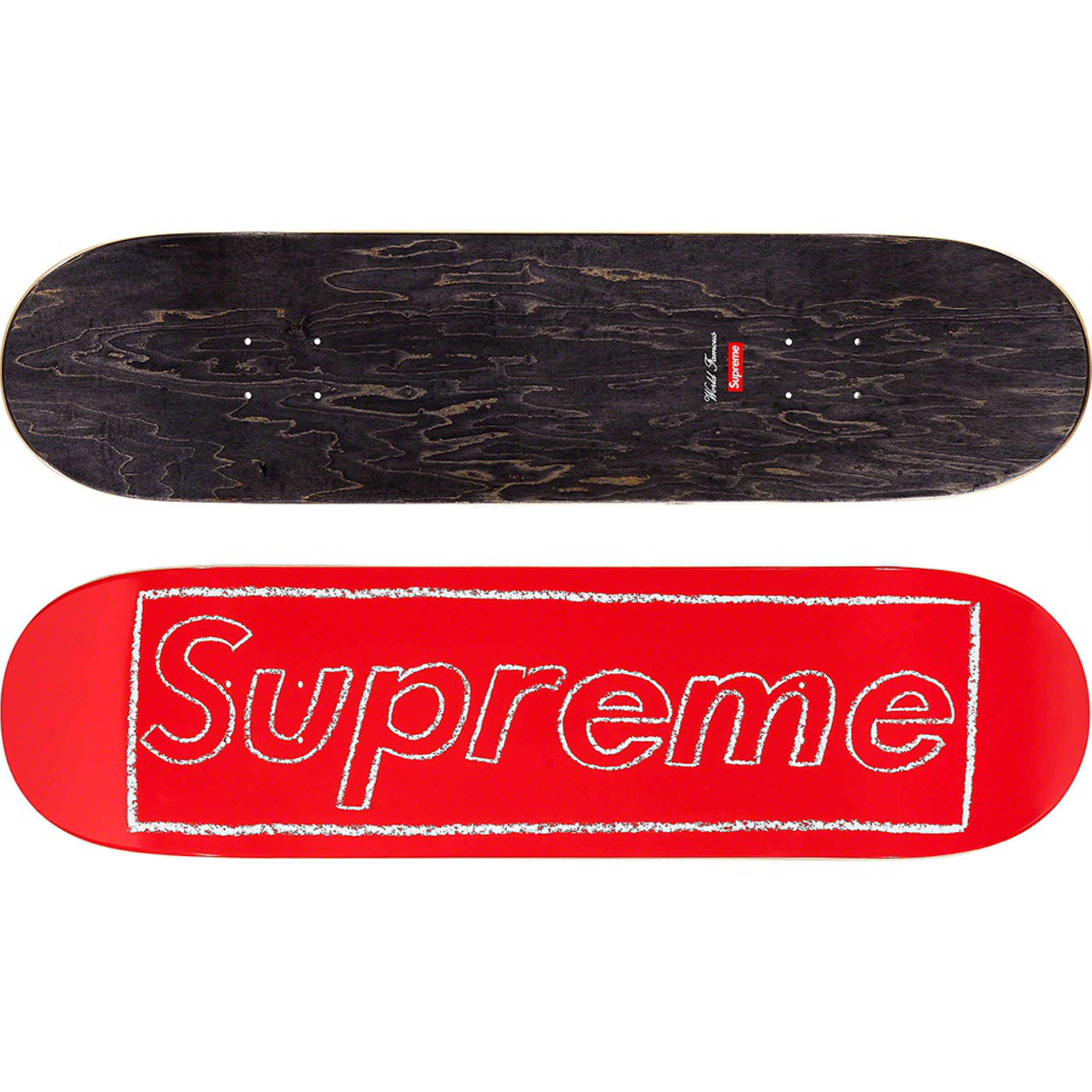 Supreme KAWS Chalk Logo Skateboard-