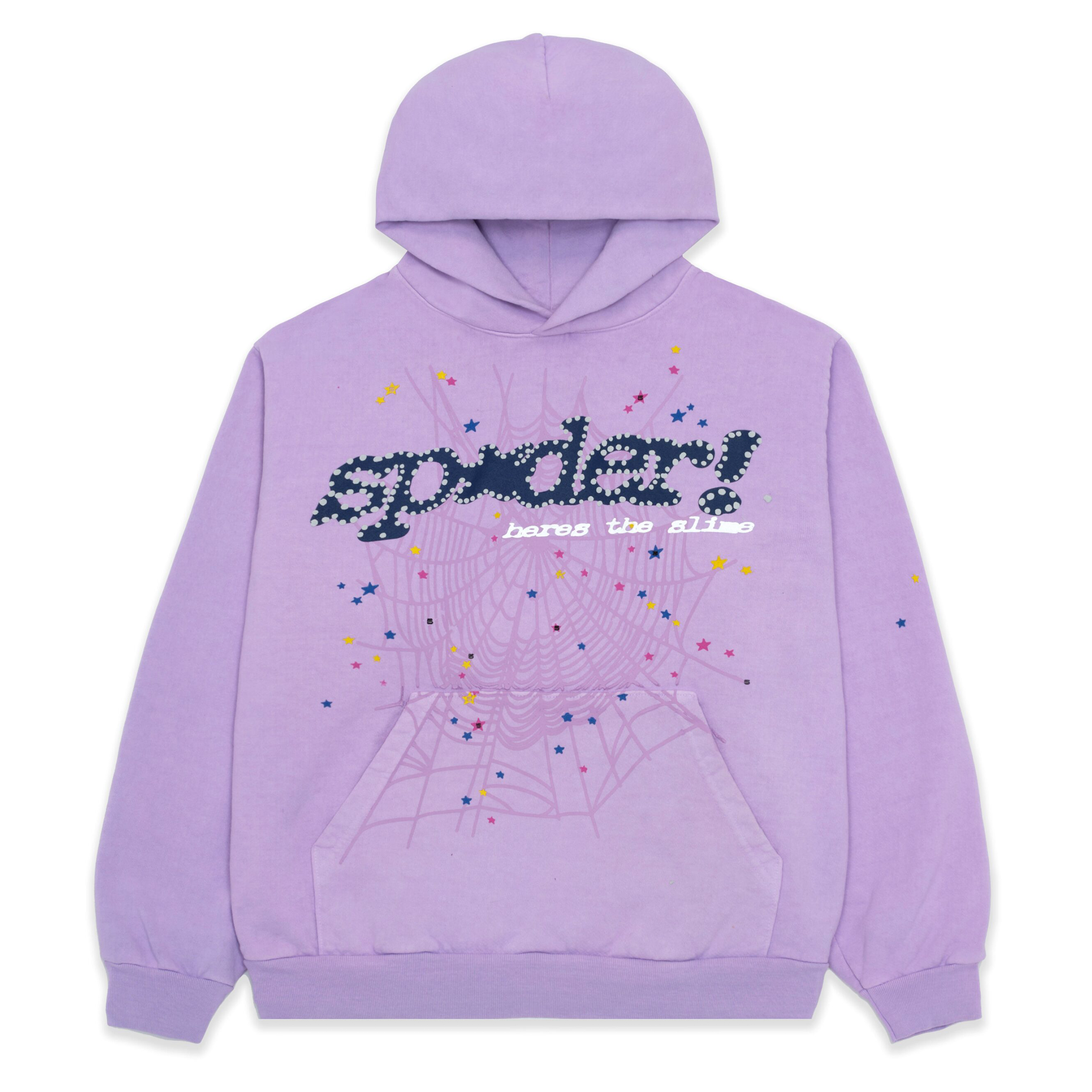 Sp5der "Acai Web" Hooded Sweatshirt