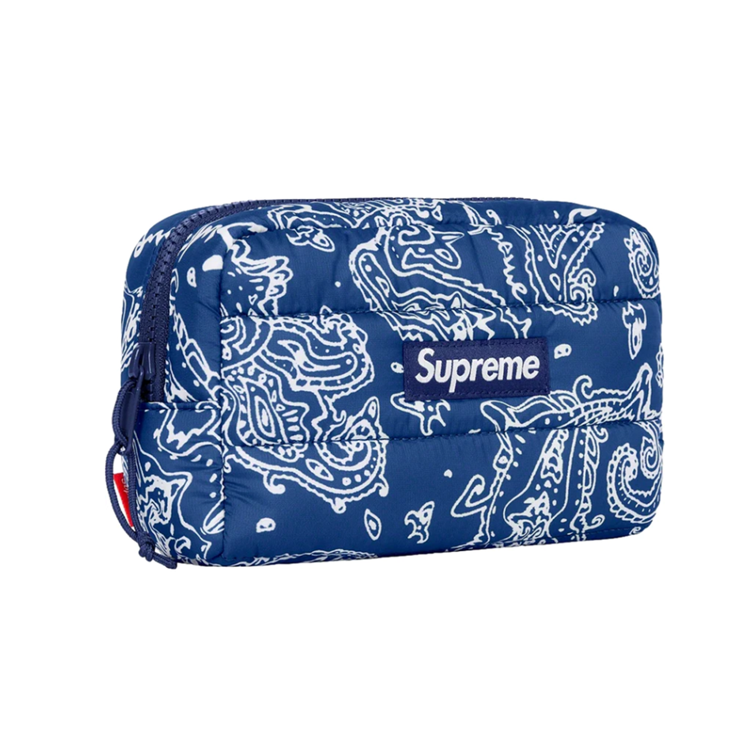 Supreme "Blue Paisley" - Puffer Pouch