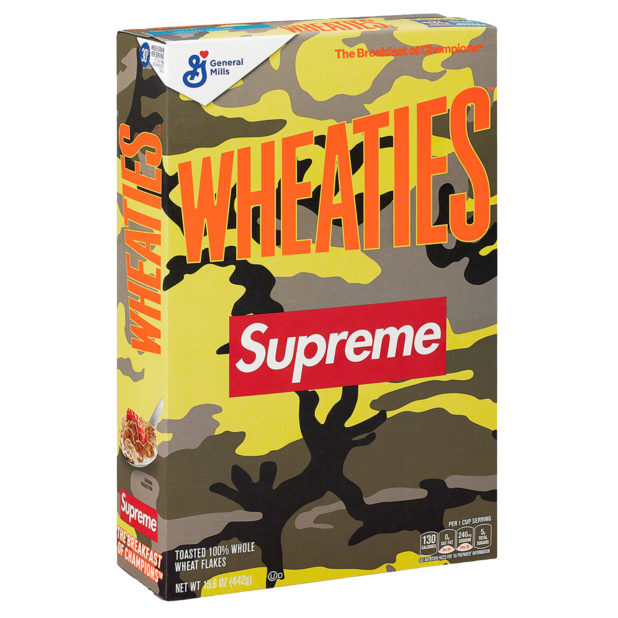 Supreme Wheaties - Yellow Camo