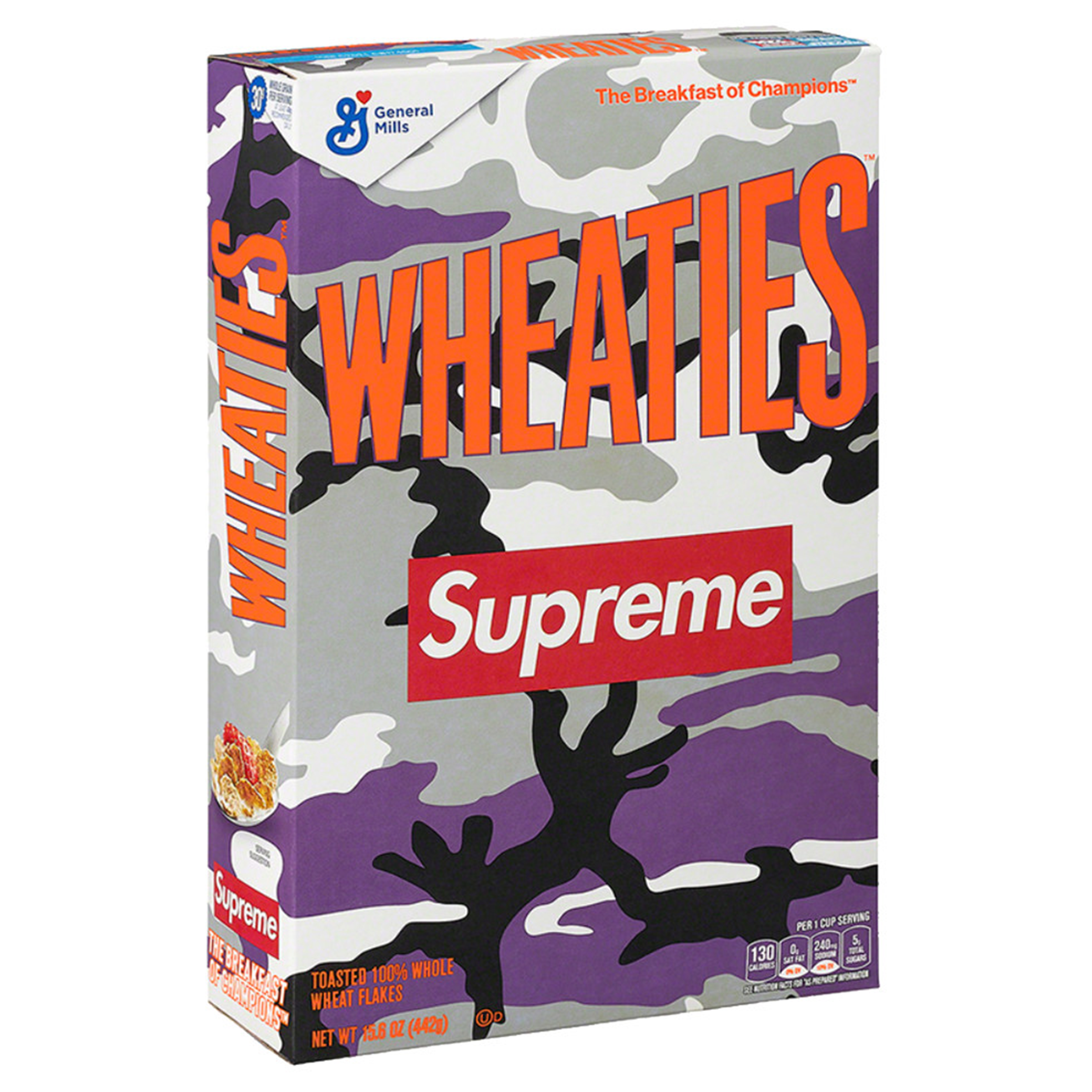 Supreme Wheaties - Purple Camo