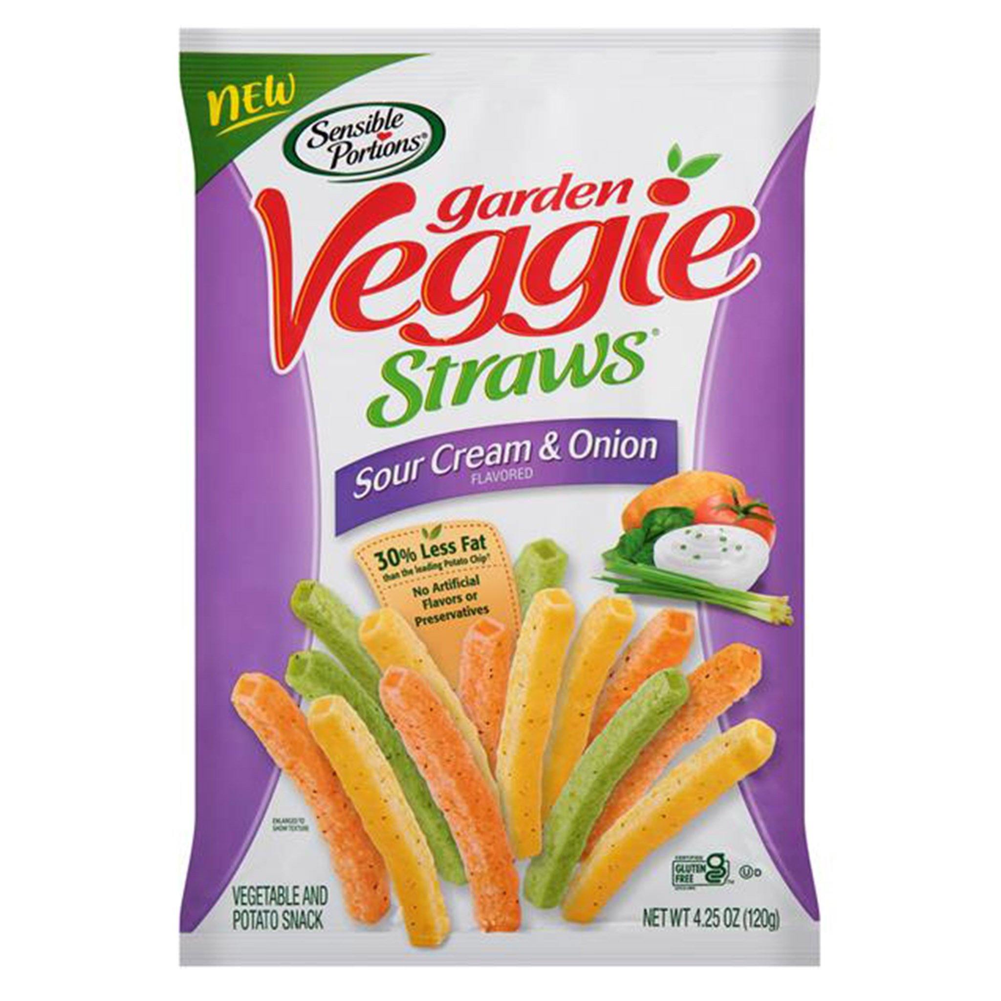Veggie Straws - Sour Cream & Onion - Sweet Exotics