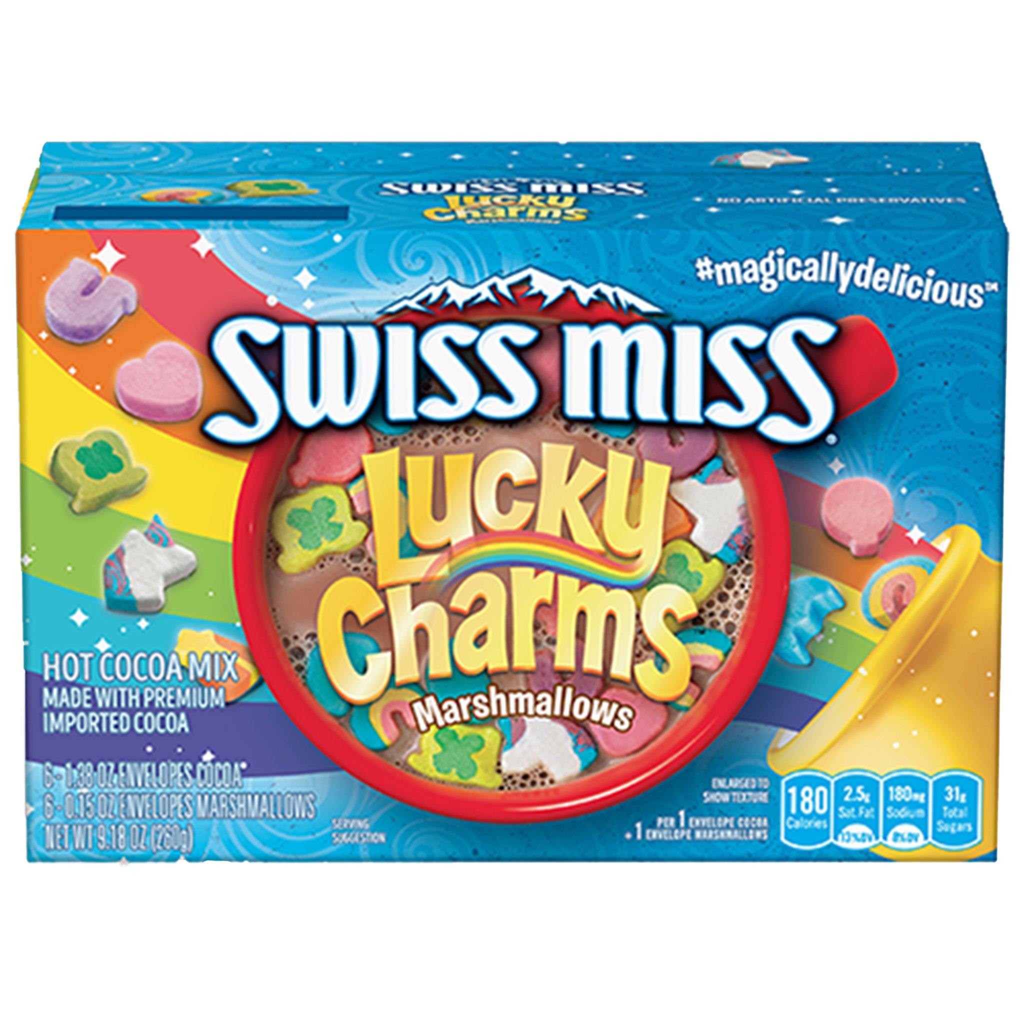 Swiss Miss Hot Cocoa Mix & Lucky Charms Marshmallows - Sweet Exotics