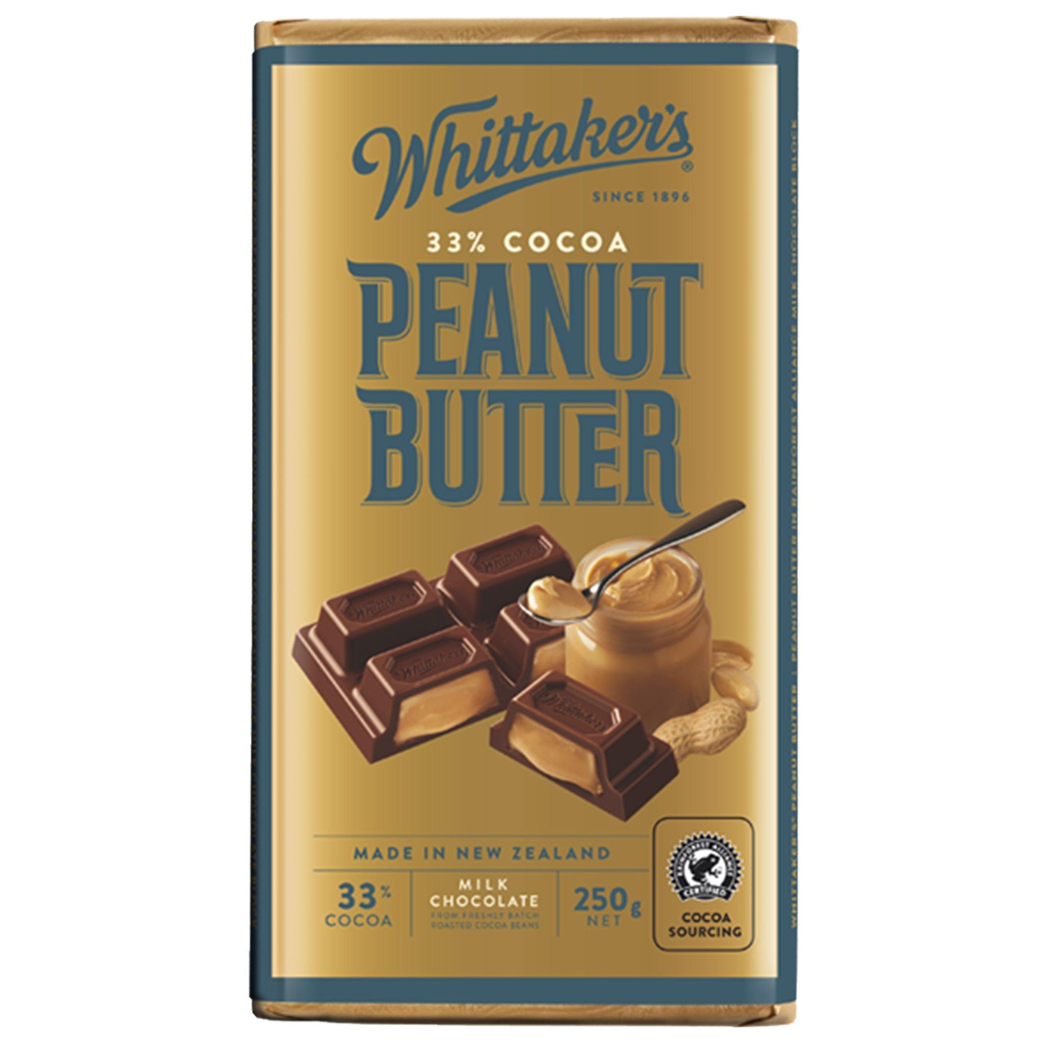 Whittakers Peanut Butter Milk Chocolate - New Zealand - Sweet Exotics