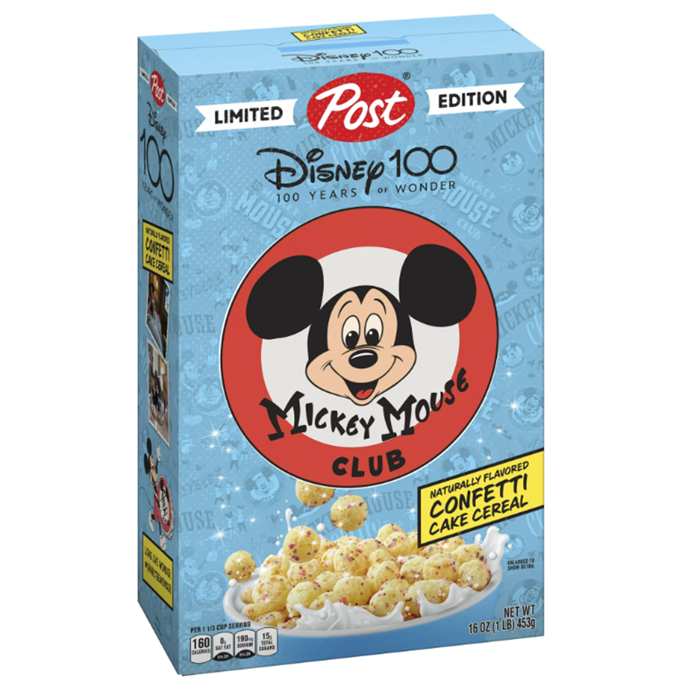 Disney100 Confetti Cake Micky Mouse Cereal